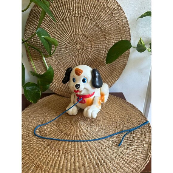Vintage Fisher-Price Pull-Along Puppy Dog Toy - Picture 1 of 11
